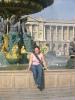 Jules und nen Brunnen am Place de la Concorde